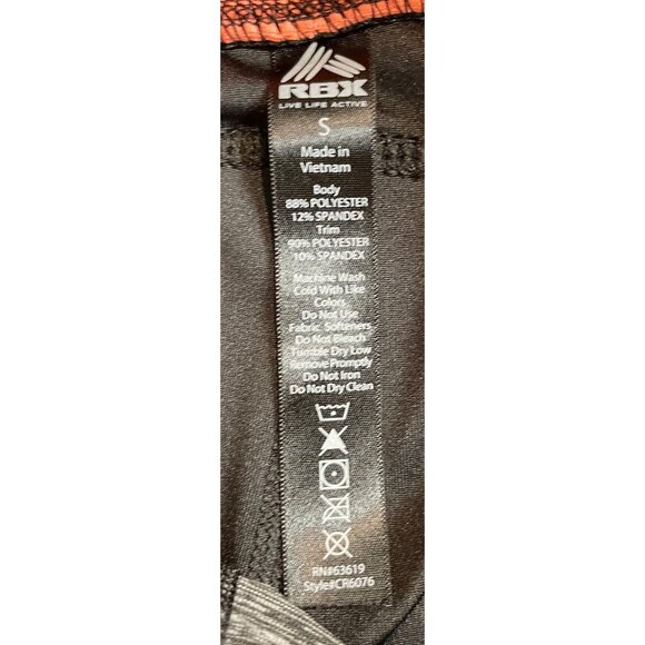 RBX Live Life Active Womens Size Small Fitted Cropped Capri Yoga Pants - Picture 7 of 7